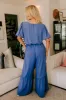 Girl On The Go Jumpsuit in Riverside Curves sold by Impressions