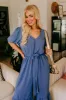 Girl On The Go Jumpsuit in Riverside Curves sold by Impressions