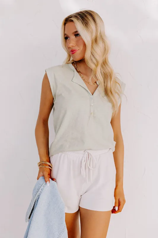 Epic Joy Shift Top In Pear sold by Impressions