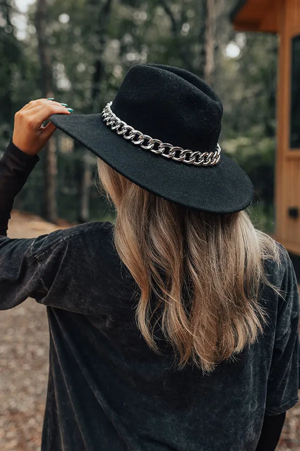 Bonjour Brunch Felt Fedora In Black sold by Impressions product image thumbnail 3