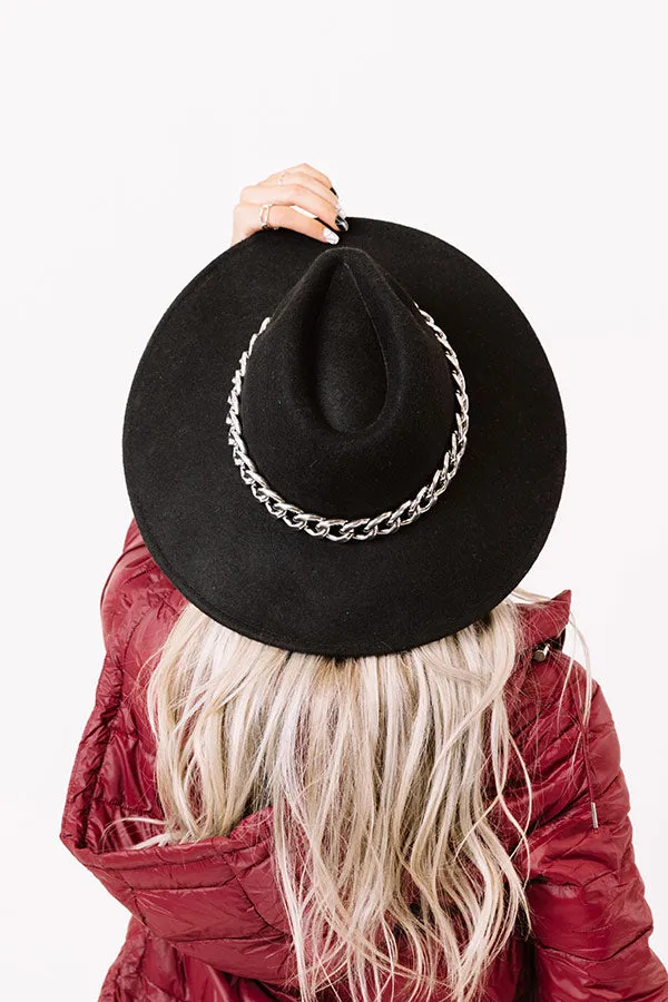 Bonjour Brunch Felt Fedora In Black sold by Impressions product image thumbnail 4