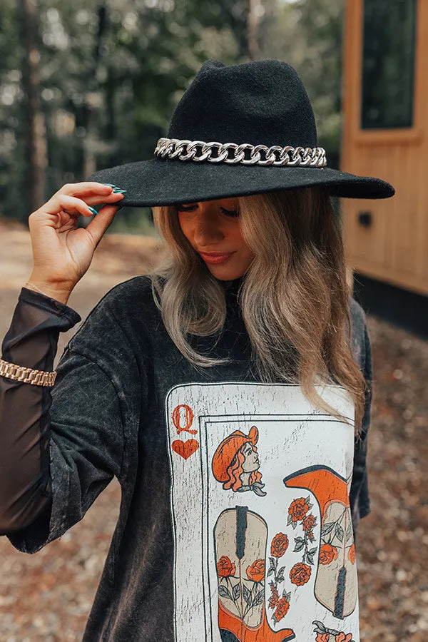 Bonjour Brunch Felt Fedora In Black sold by Impressions product image thumbnail 2