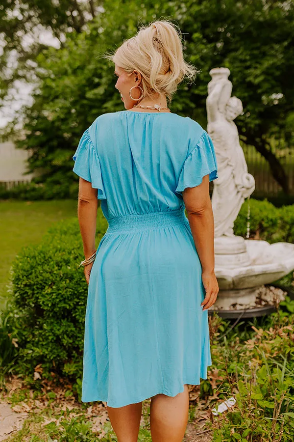 Farmer's Market Ready Linen-Blend Mini Dress sold by Impressions product image thumbnail 4