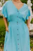 Farmer's Market Ready Linen-Blend Mini Dress sold by Impressions