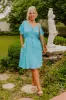 Farmer's Market Ready Linen-Blend Mini Dress sold by Impressions