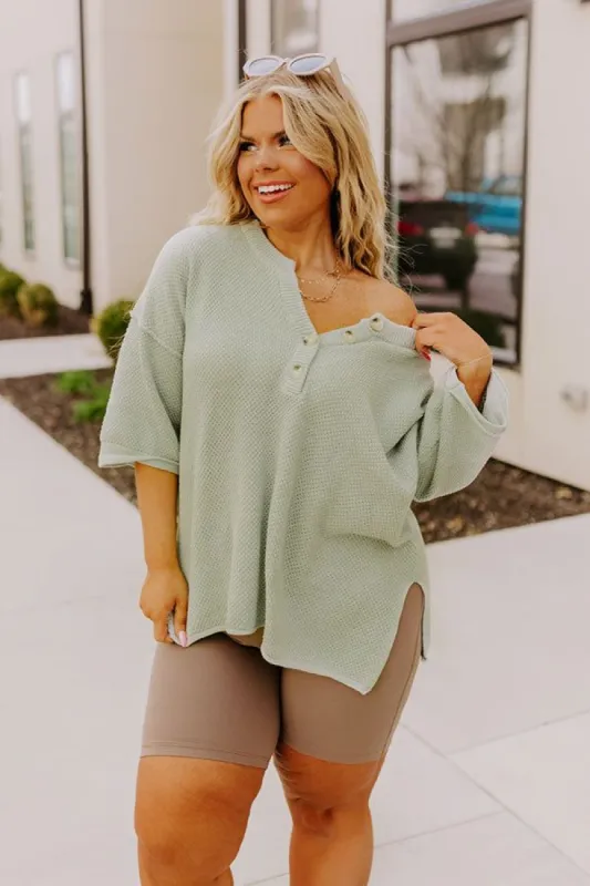 Joyful Journeys Knit Top In Limpet Shell Curves sold by Impressions