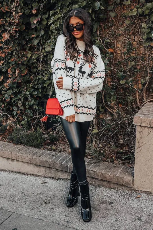 Deck The Halls Sweater In Ivory sold by Impressions
