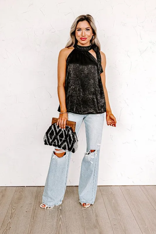 Make It Memorable Shift Top In Black sold by Impressions