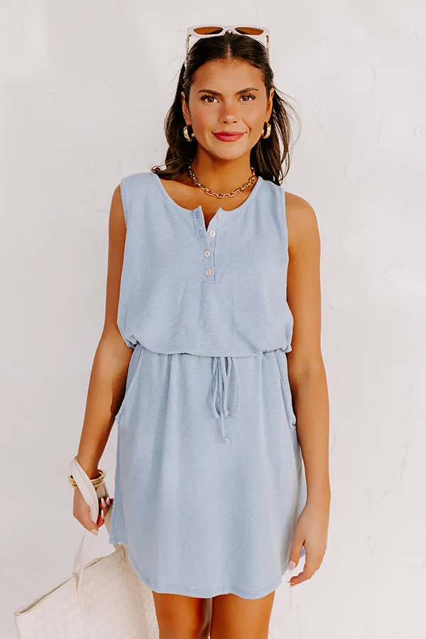 Ivy League Style Dress In Airy Blue sold by Impressions product image thumbnail 2