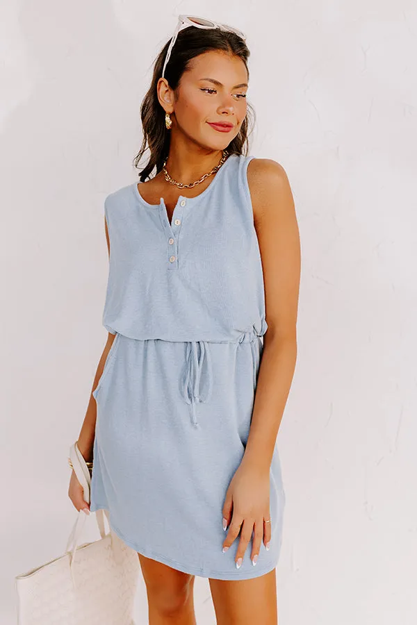 Ivy League Style Dress In Airy Blue sold by Impressions