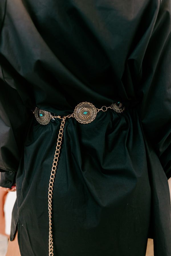 Map The Route Concho Belt in Gold sold by Impressions product image thumbnail 2