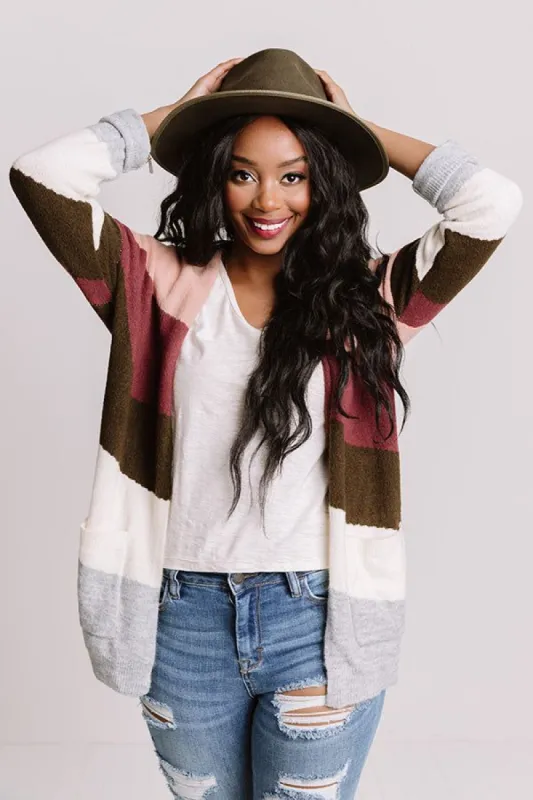 True To You Stripe Cardigan sold by Impressions