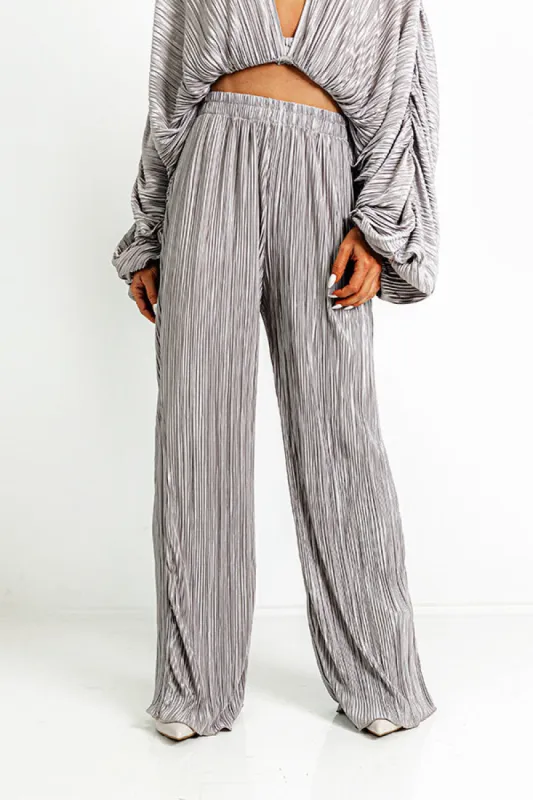 Ciao Darling Pleated High Waist Pants sold by Impressions