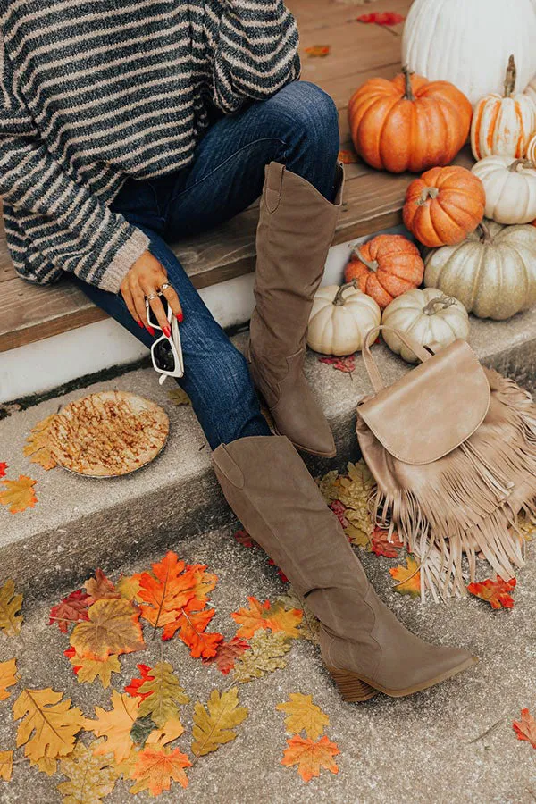 The Wisteria Faux Suede Boot sold by Impressions product image thumbnail 4