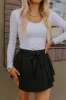 Girl On The Go High Waist Skort in Black sold by Impressions