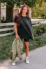 Keep Interest Oversized Tee In Black sold by Impressions
