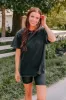 Keep Interest Oversized Tee In Black sold by Impressions