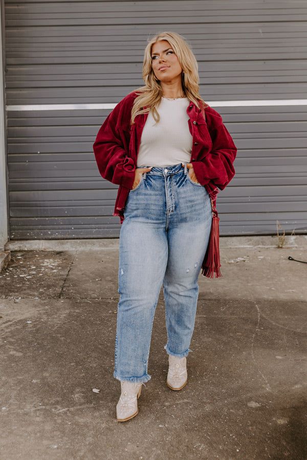 The Scarlett High Waist Jean In Medium Wash Curves sold by Impressions product image thumbnail 3