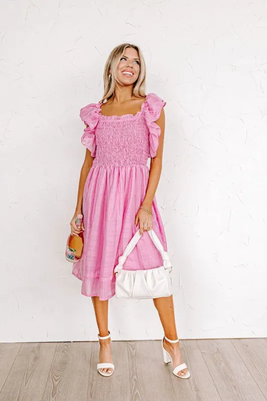 Covington Kisses Smocked Midi sold by Impressions