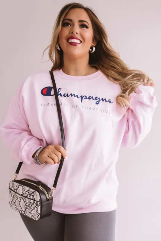 Champagne Breakfast Sweatshirt Curves sold by Impressions