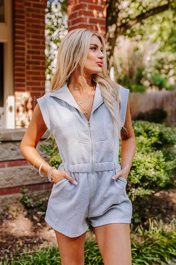Coffee Run Cutie Romper in Grey sold by Impressions product image thumbnail 5
