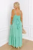 Oh So Chic Maxi Dress in Sea Glass Curves sold by Impressions