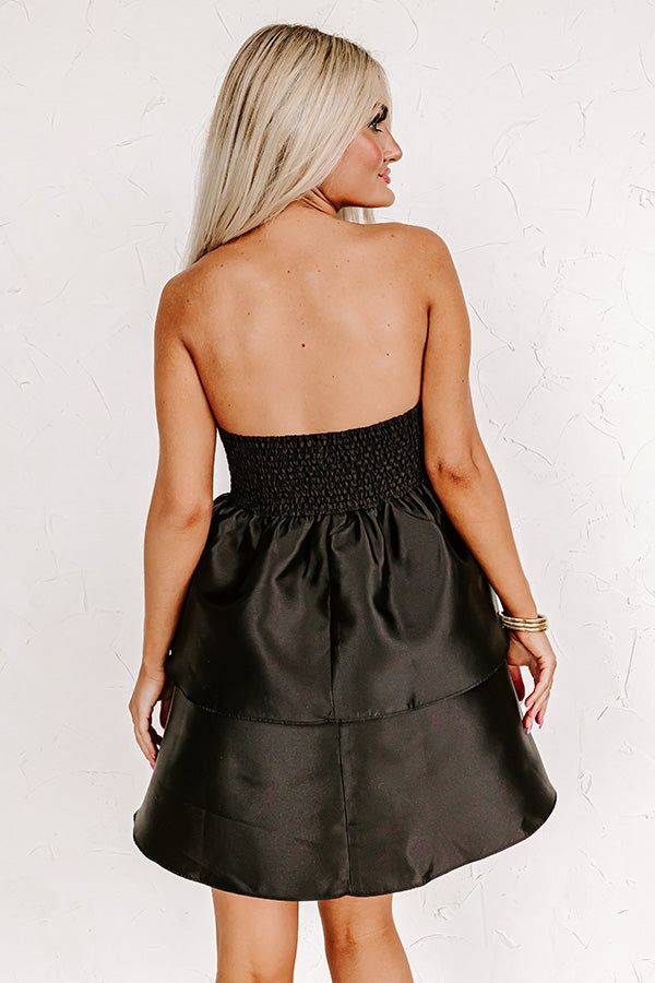 Elite Elegance Mini Dress in Black sold by Impressions product image thumbnail 3