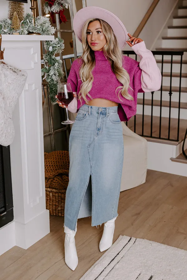 Nantucket Chill Knit Sweater in Orchid sold by Impressions product image thumbnail 5