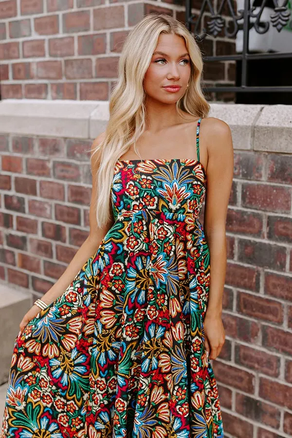 Secret Oasis Floral Maxi Dress sold by Impressions product image thumbnail 2