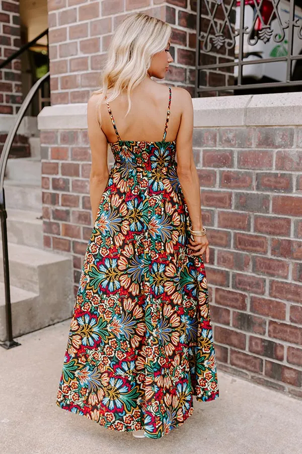 Secret Oasis Floral Maxi Dress sold by Impressions product image thumbnail 4