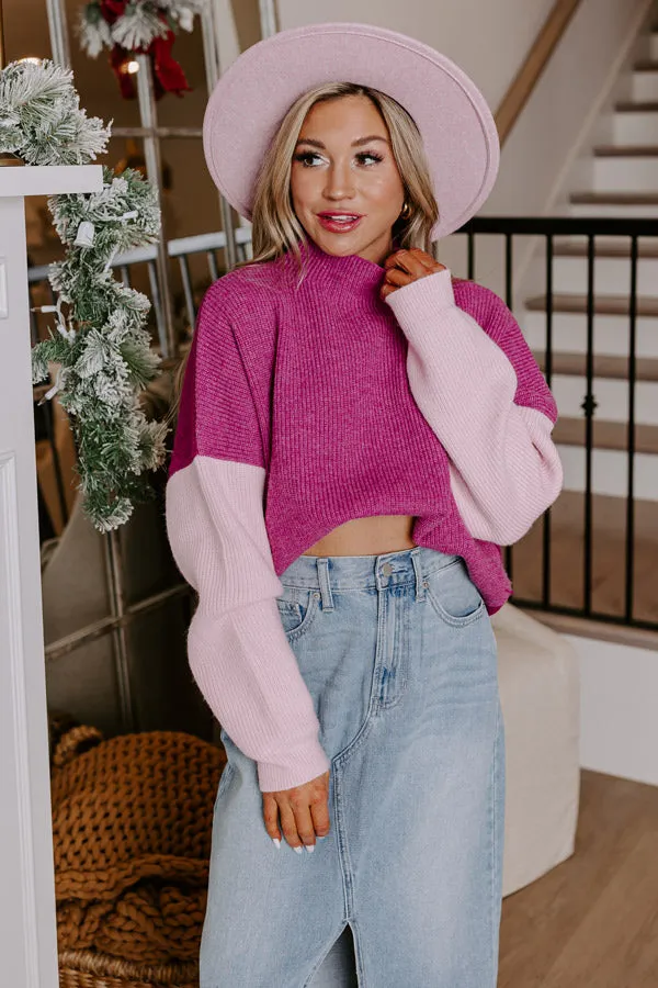 Nantucket Chill Knit Sweater in Orchid sold by Impressions product image thumbnail 4