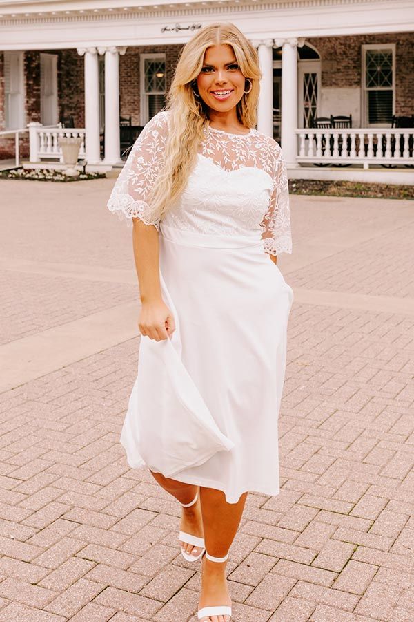 Long Lasting Love Embroidered Dress Curves sold by Impressions