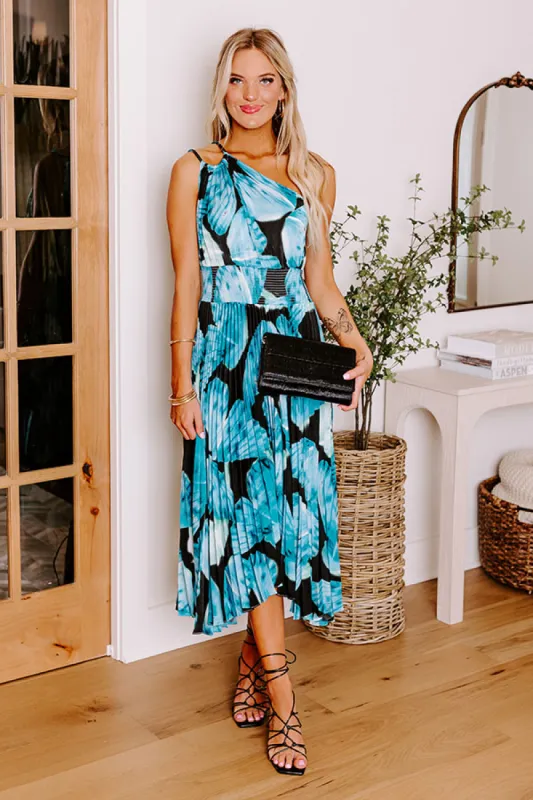 Moonlit Stroll Pleated Midi sold by Impressions