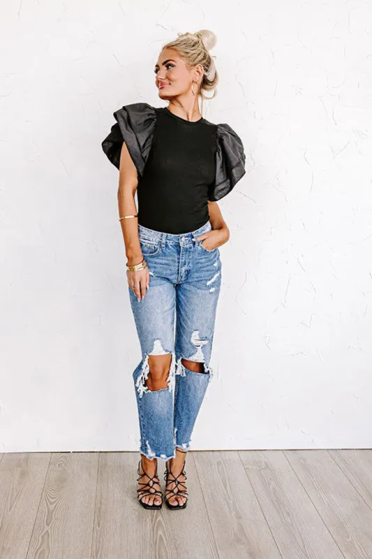 Keen On You Bodysuit in Black sold by Impressions