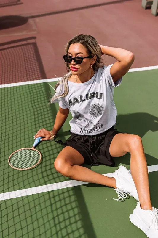 Mineral-Wash Malibu Tennis Club Graphic Tee sold by Impressions