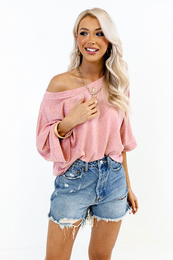 Central Avenue Sweetness Top In Pink sold by Impressions product image thumbnail 3