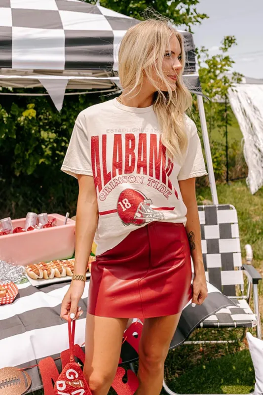 Alabama Crimson Tide Graphic Vintage Tee sold by Impressions