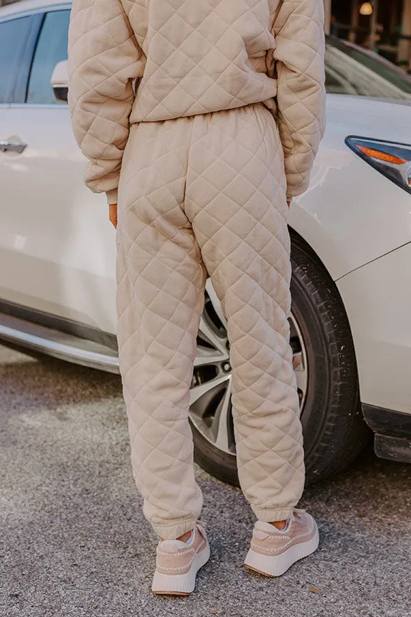 Hustling Hard Quilted Joggers sold by Impressions product image thumbnail 4