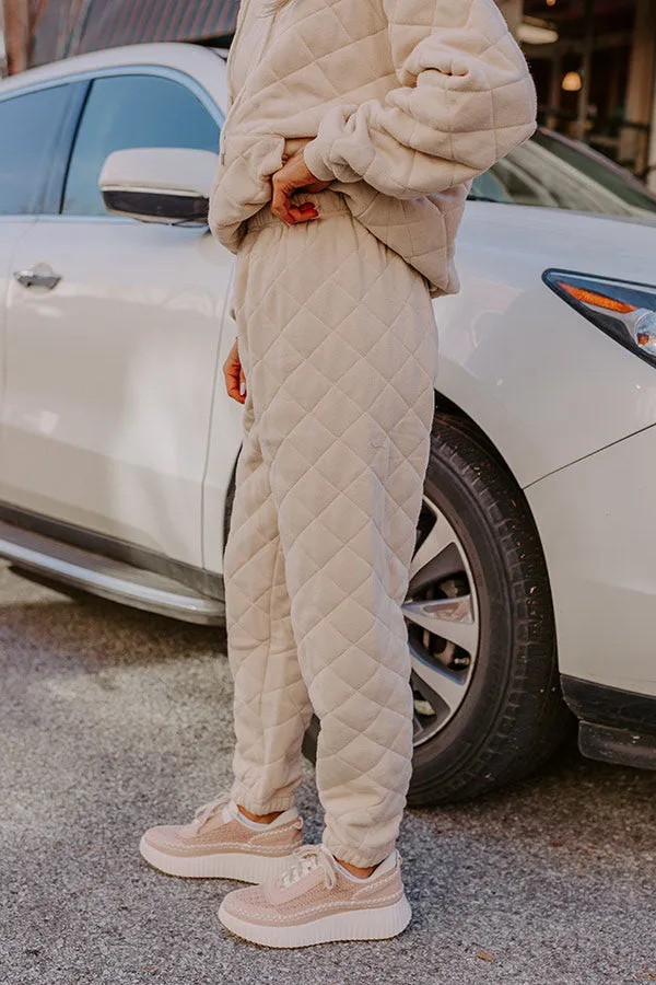 Hustling Hard Quilted Joggers sold by Impressions product image thumbnail 3