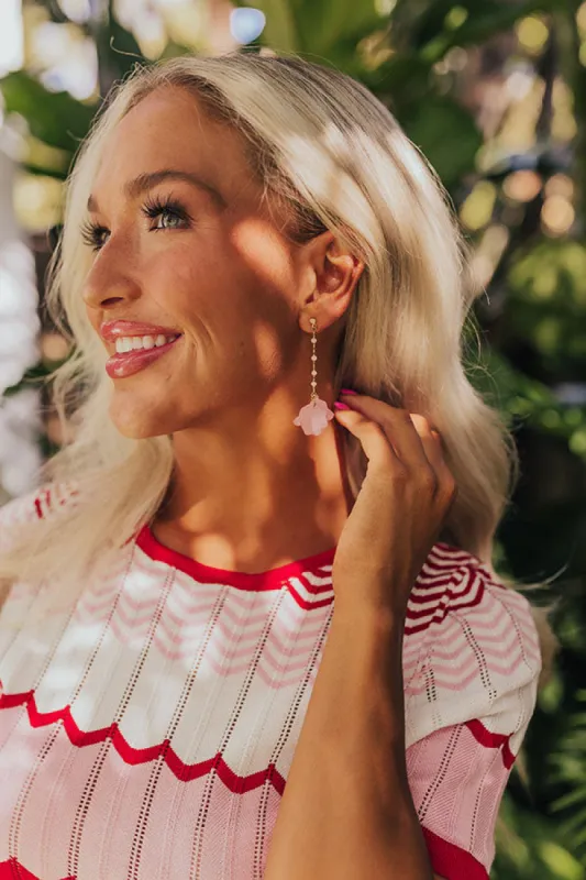 Starry Sky Soiree Earrings In Pink sold by Impressions