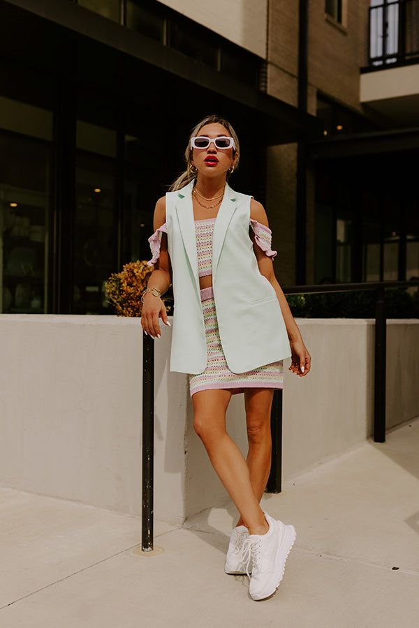 Majestic Moment Vest In Mint sold by Impressions product image thumbnail 5