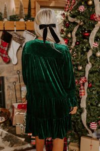 Destined For Decadence Velvet Babydoll Dress sold by Impressions