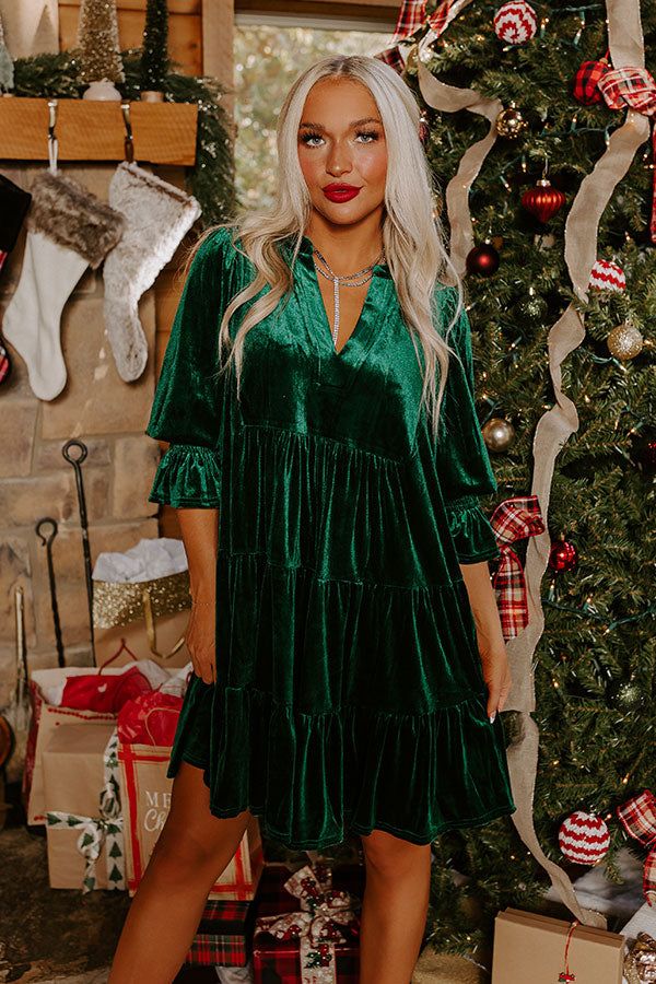 Destined For Decadence Velvet Babydoll Dress sold by Impressions product image thumbnail 2