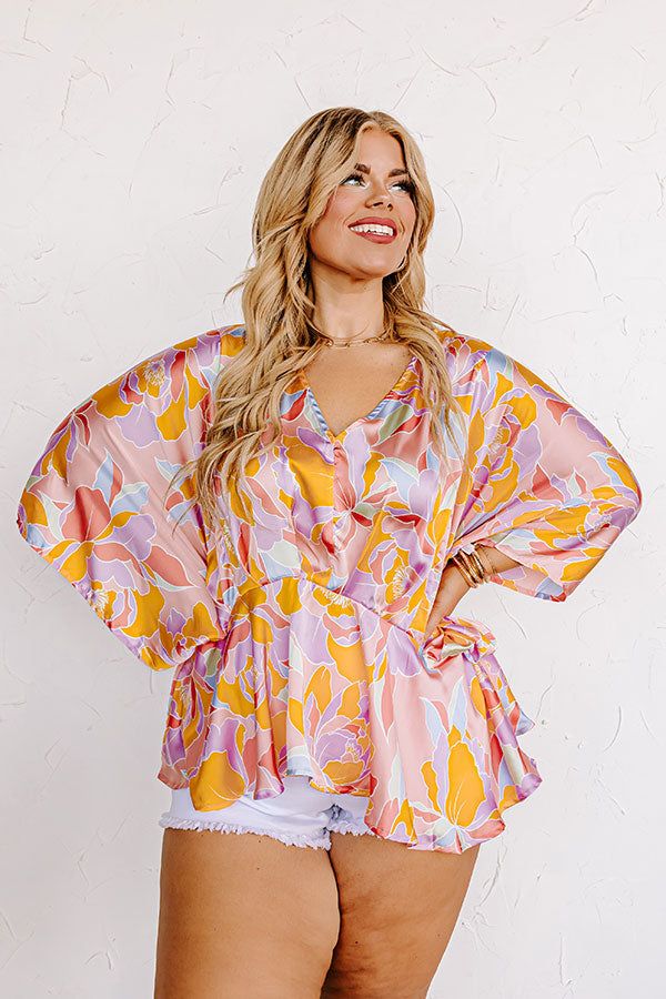 Saw An Angel Satin Top Curves sold by Impressions product image thumbnail 2