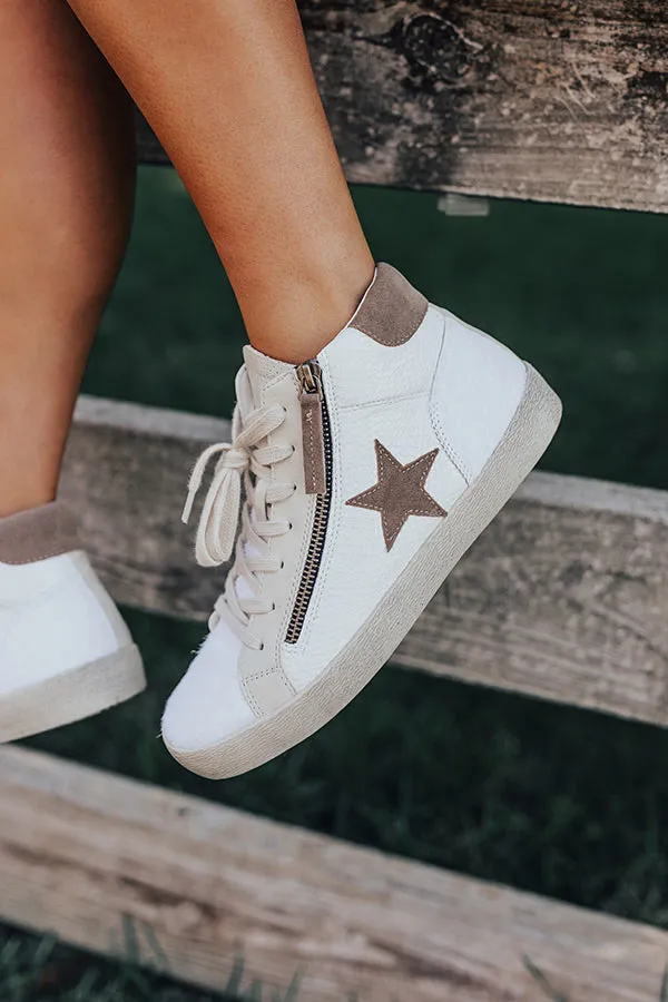 The Eras Vintage Faux Leather Sneaker In White sold by Impressions product image thumbnail 2