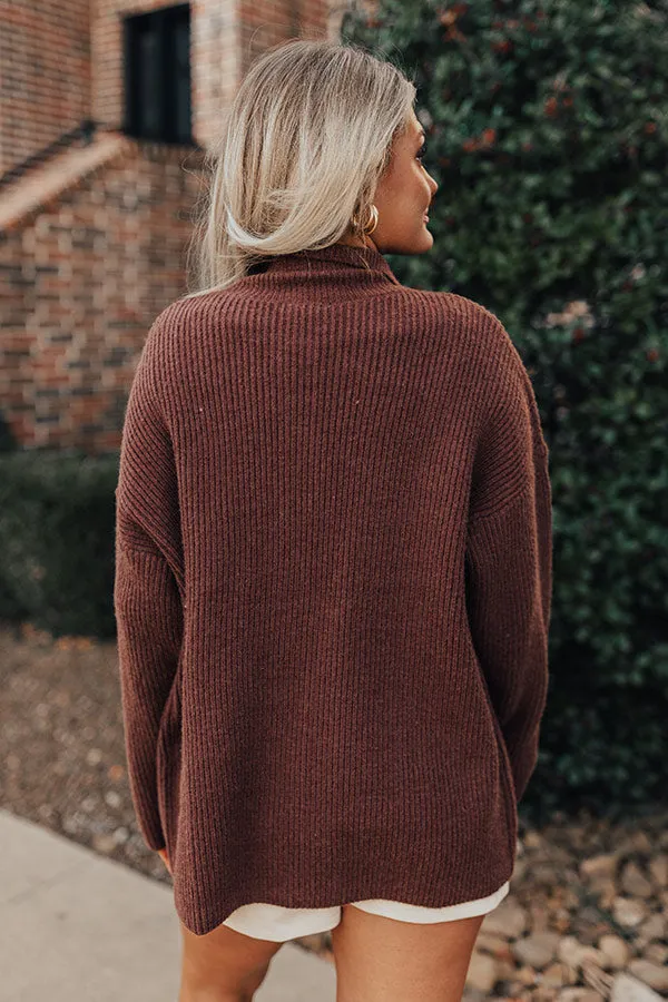 Next One Up Knit Jacket In Chocolate sold by Impressions product image thumbnail 3