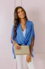Party On The Go Surplice Top in Ocean Blue sold by Impressions