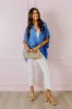 Party On The Go Surplice Top in Ocean Blue sold by Impressions