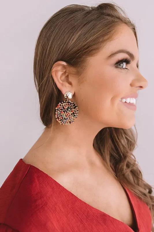 Moonlight Kisses Earrings In Red sold by Impressions