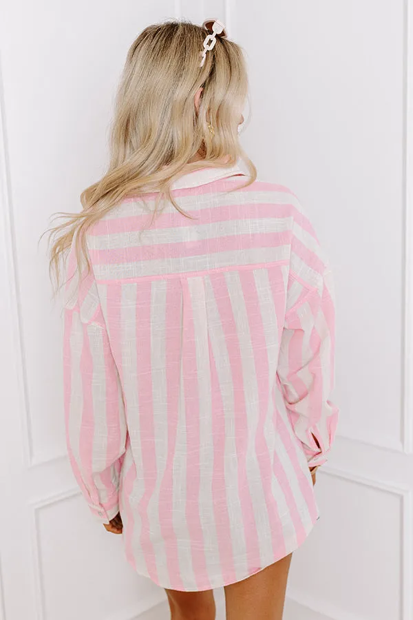 Suntan Smiles Stripe Button Up sold by Impressions product image thumbnail 4